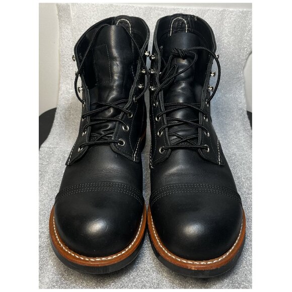 Red Wing Iron Ranger 8084 black boots Size 10 D in excellent condition - Picture 1 of 15
